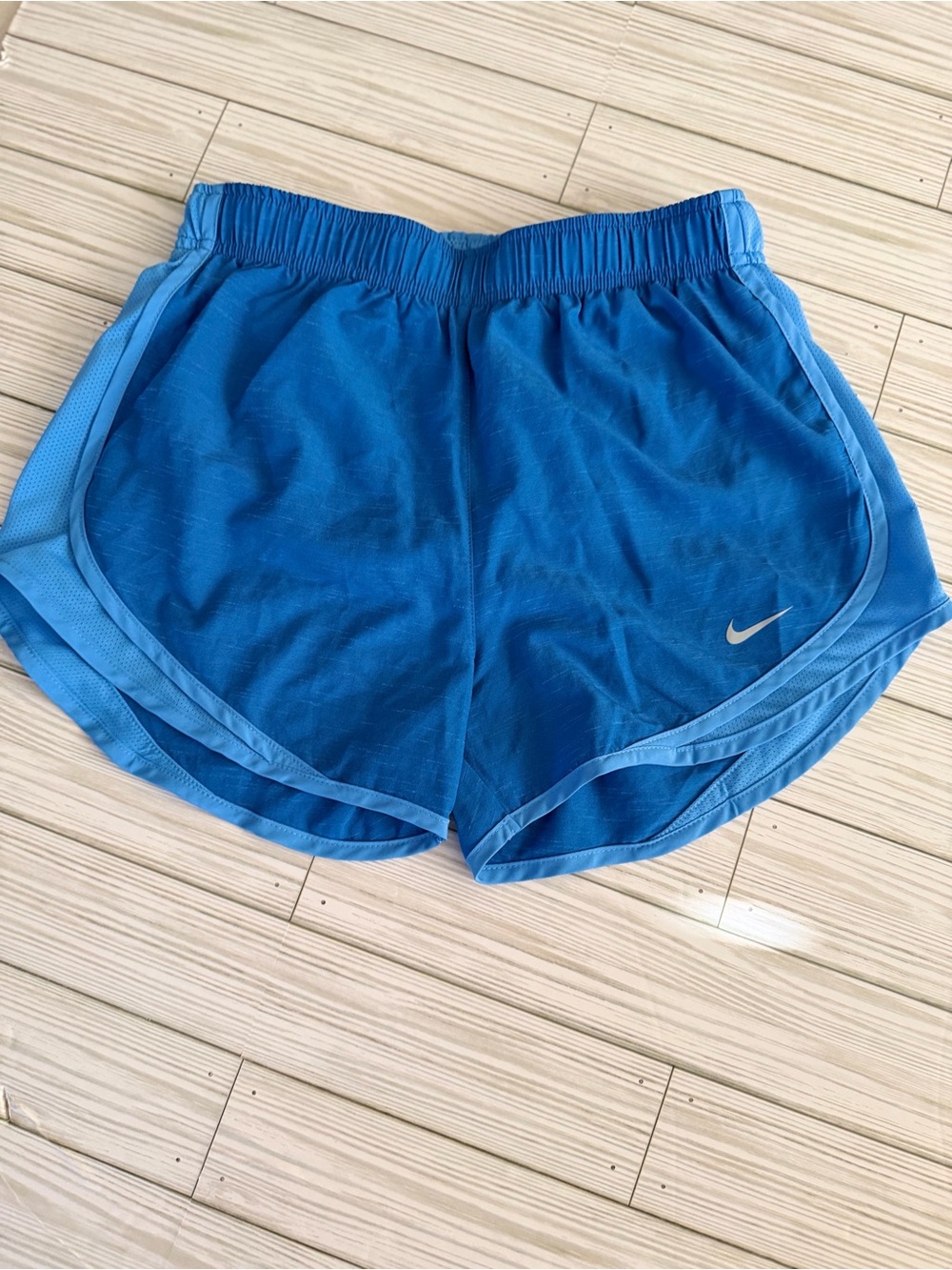 Nike | Women’s Dri-Ft Blue Running Workout Shorts - Size Small - Picture 2 of 5